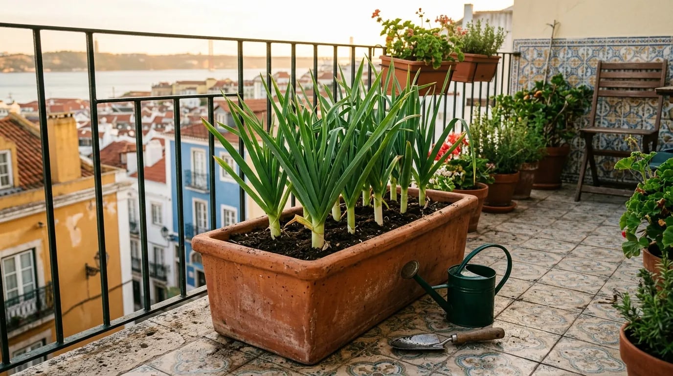 Como Cultivar Alho-Francês em Vaso na Varanda: O Segredo da Plantação em Furo Fundo para Troncos Brancos e Grossos