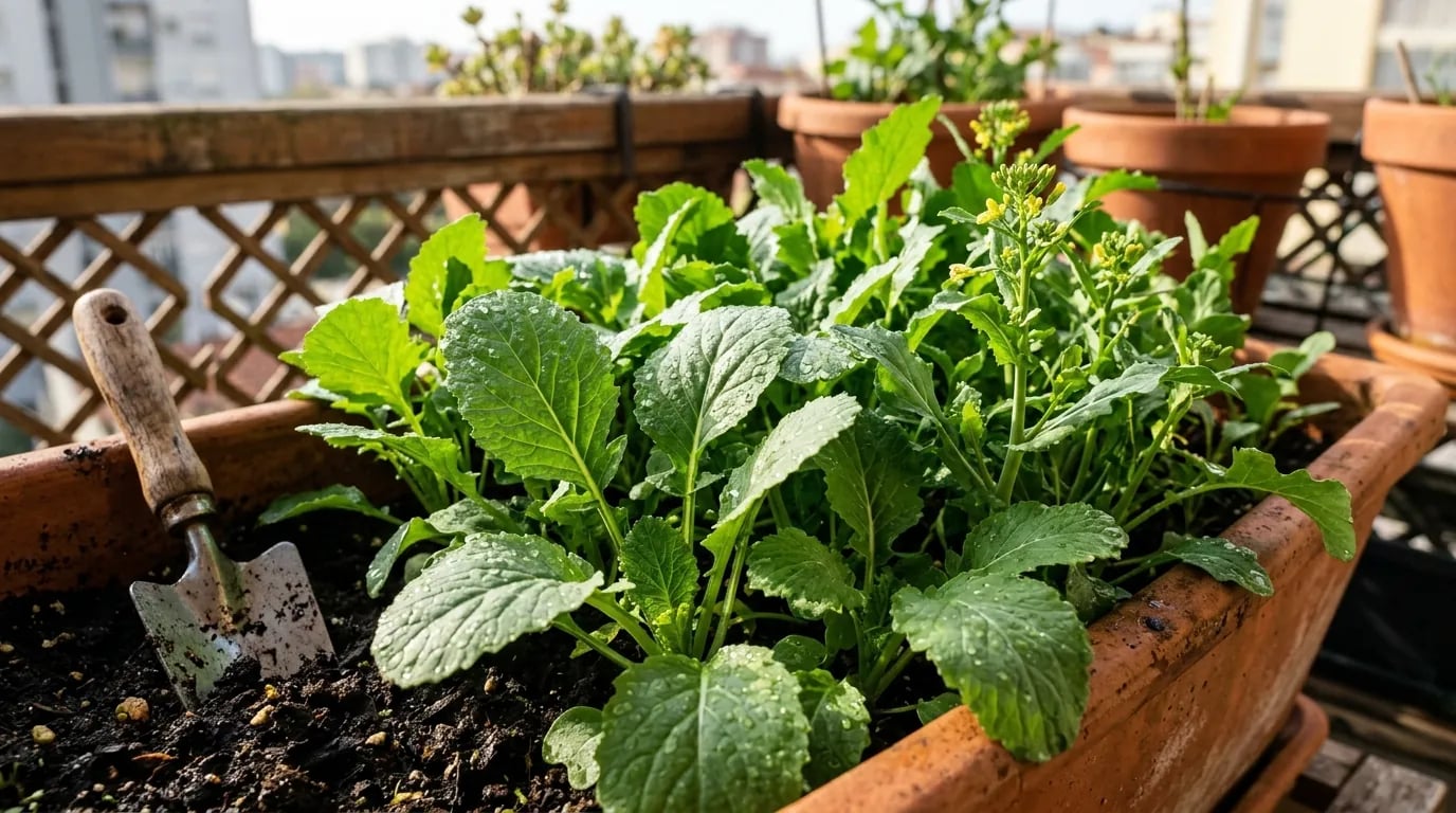 Como Semear Nabiças e Grelos em Vaso no Outono: O Segredo da Maria para Colher Folhas Tenras em 25 Dias e Grelos Frescos o Inverno Todo